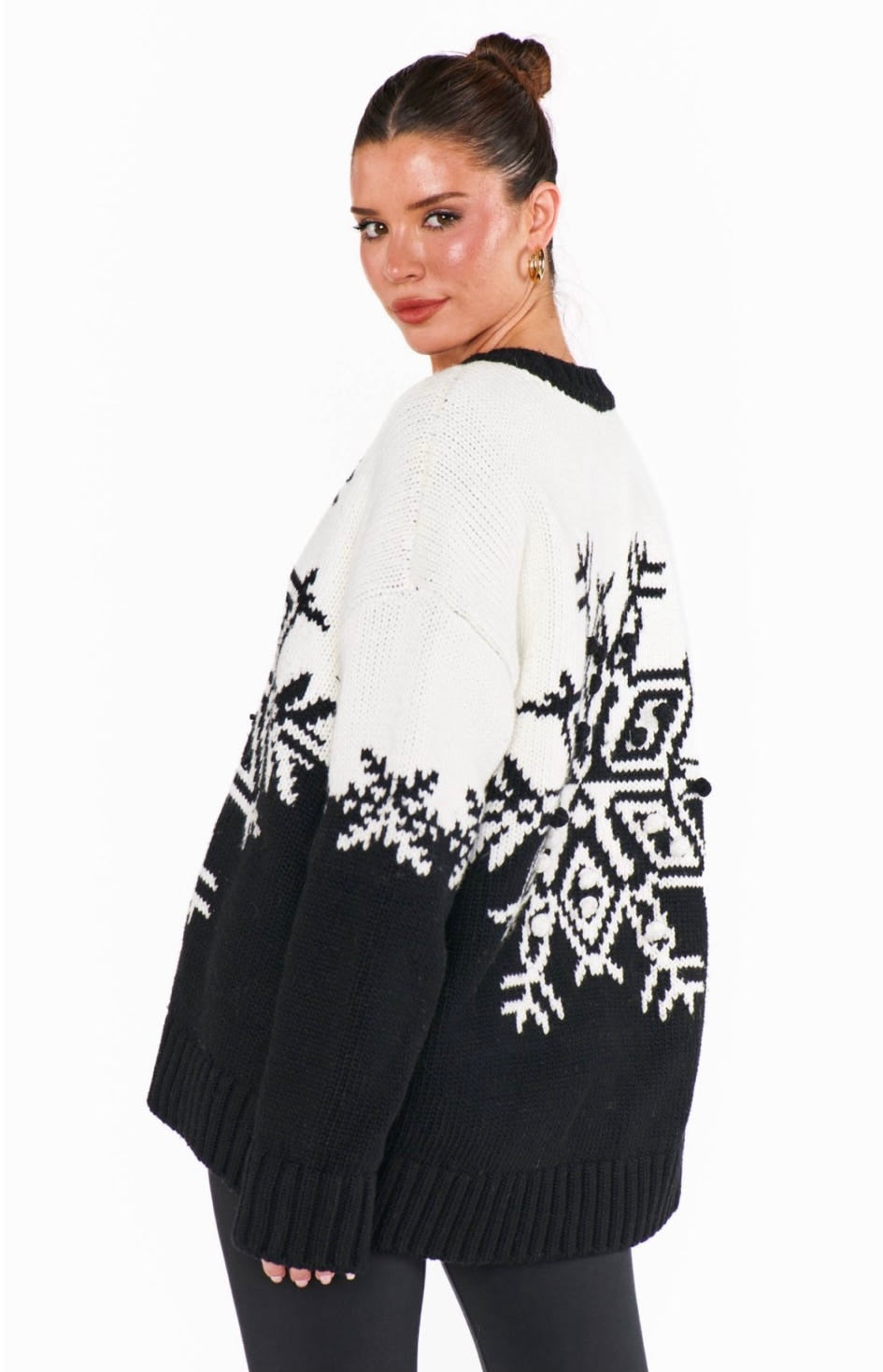 Stowe Sweater Snowflake Knit