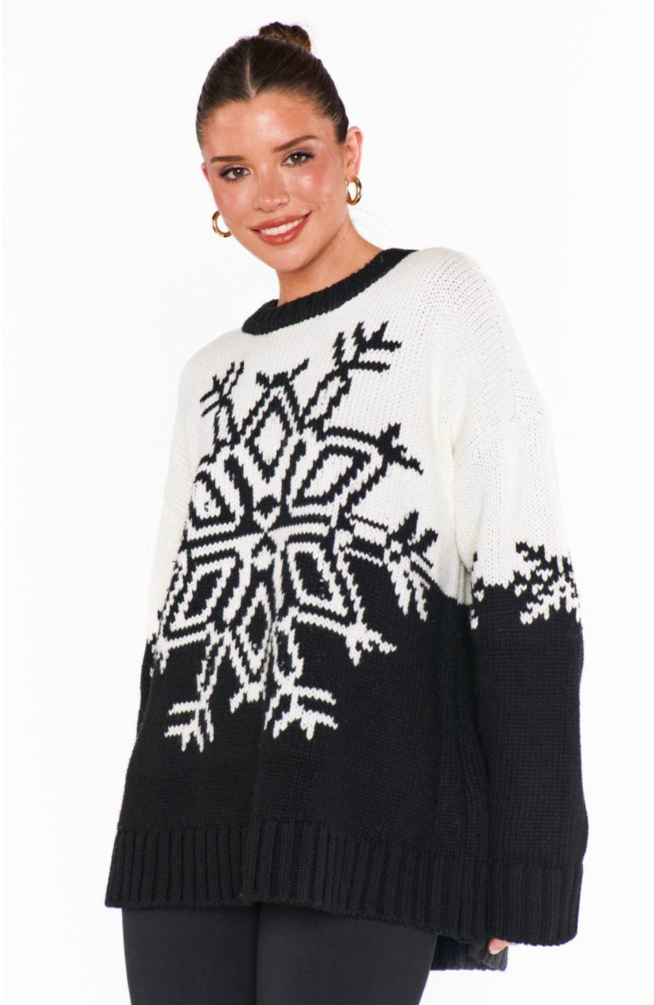 Stowe Sweater Snowflake Knit