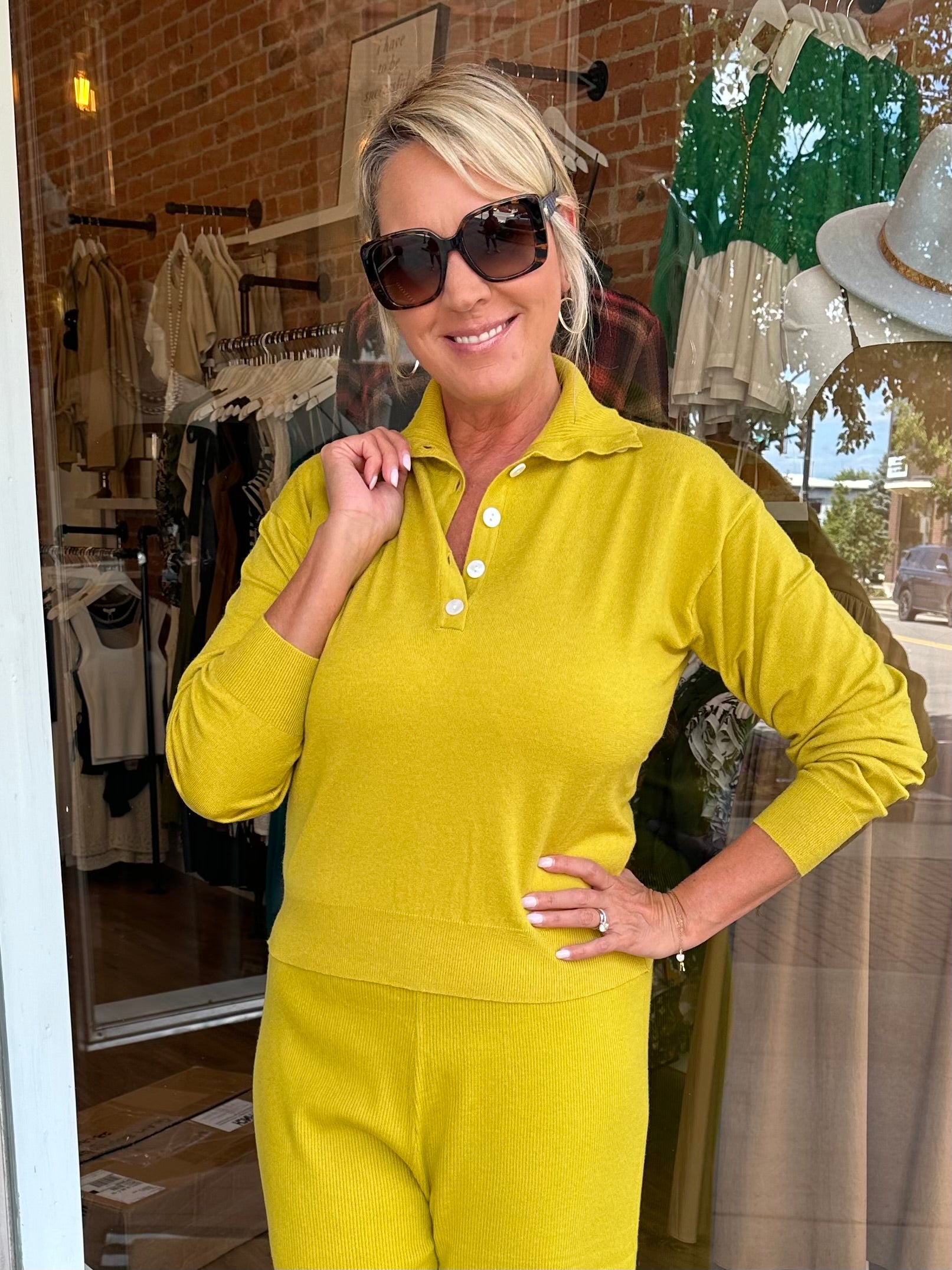 Chartreuse Nandy Sweater