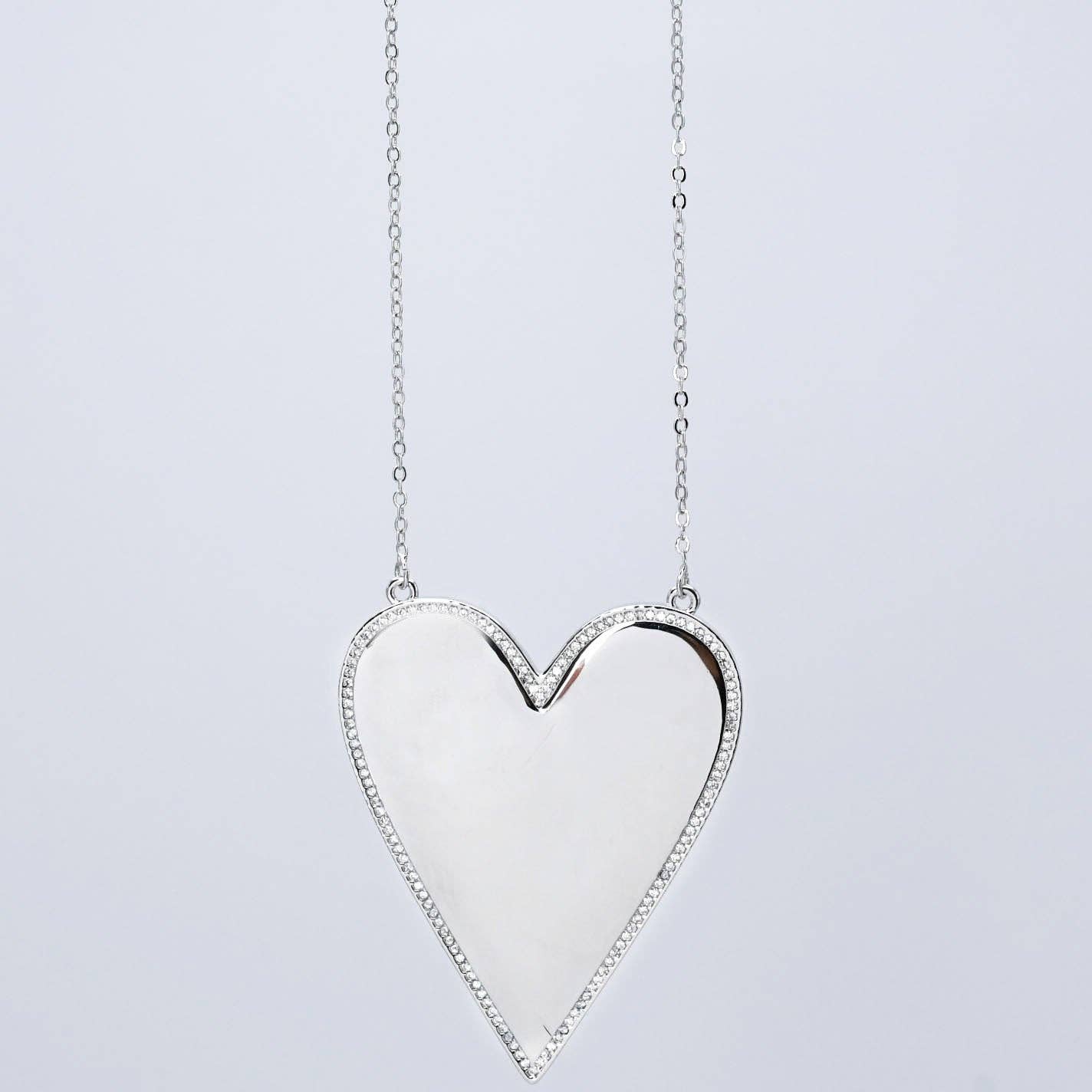 Big Love Silver Necklace