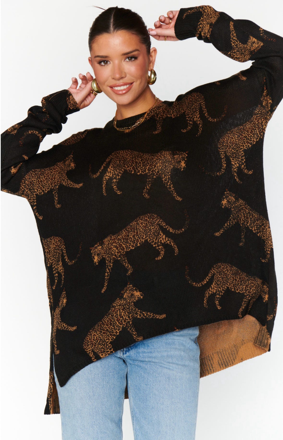 Leopard Bonfire Sweater