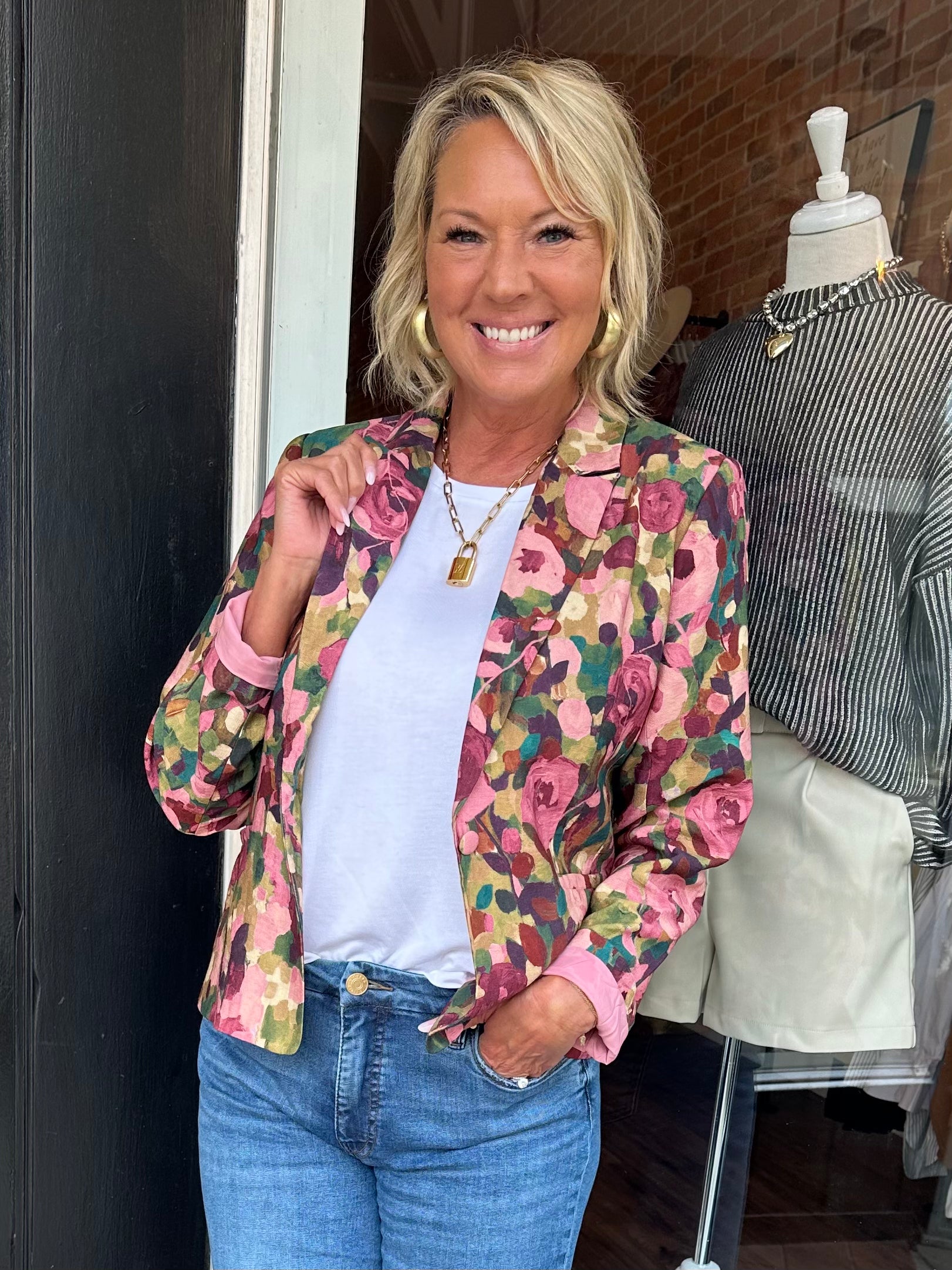 Lallie Floral Blazer