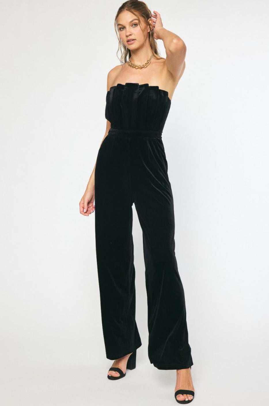 Velvet Black Jumpsuit