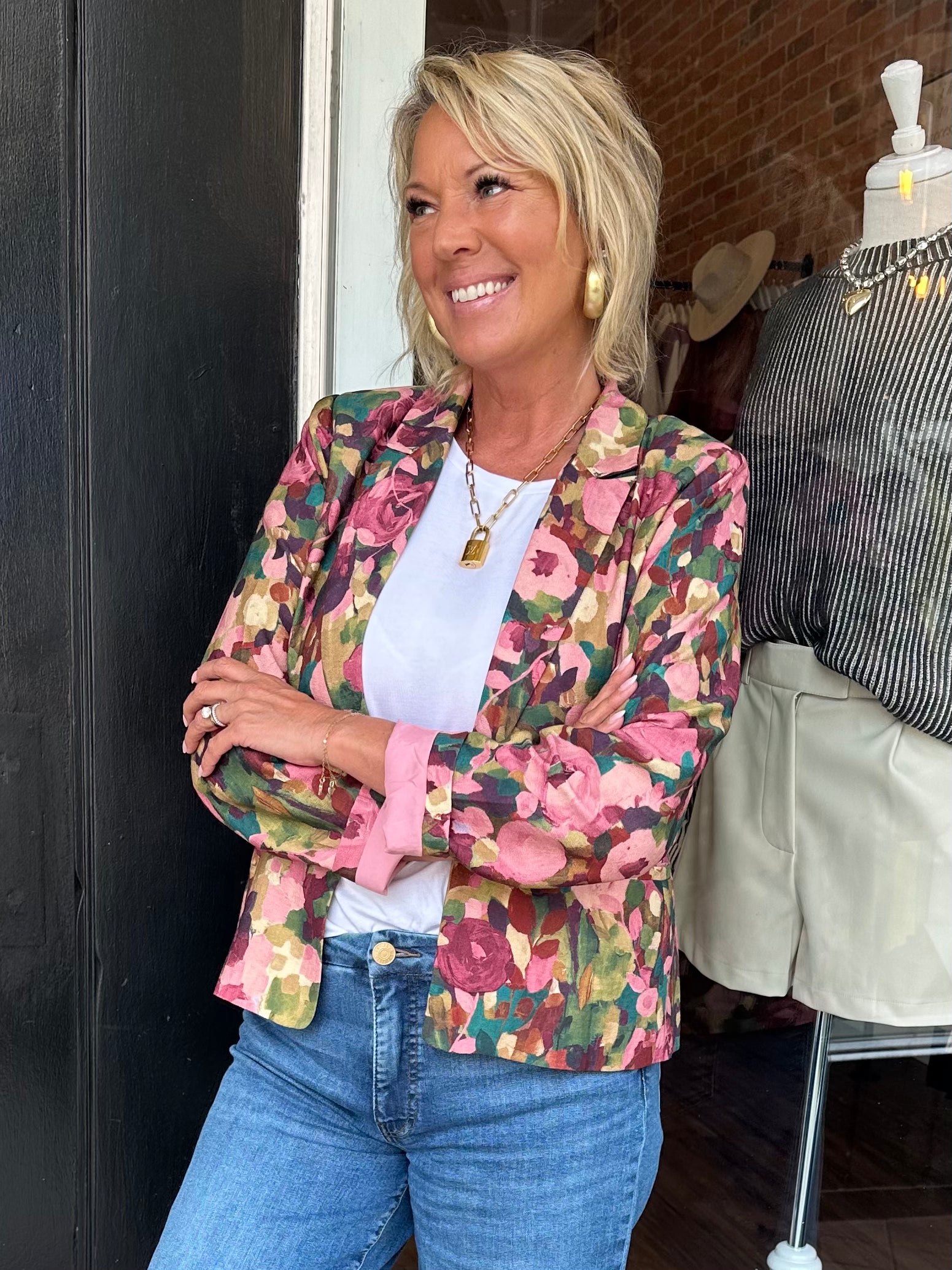 Lallie Floral Blazer