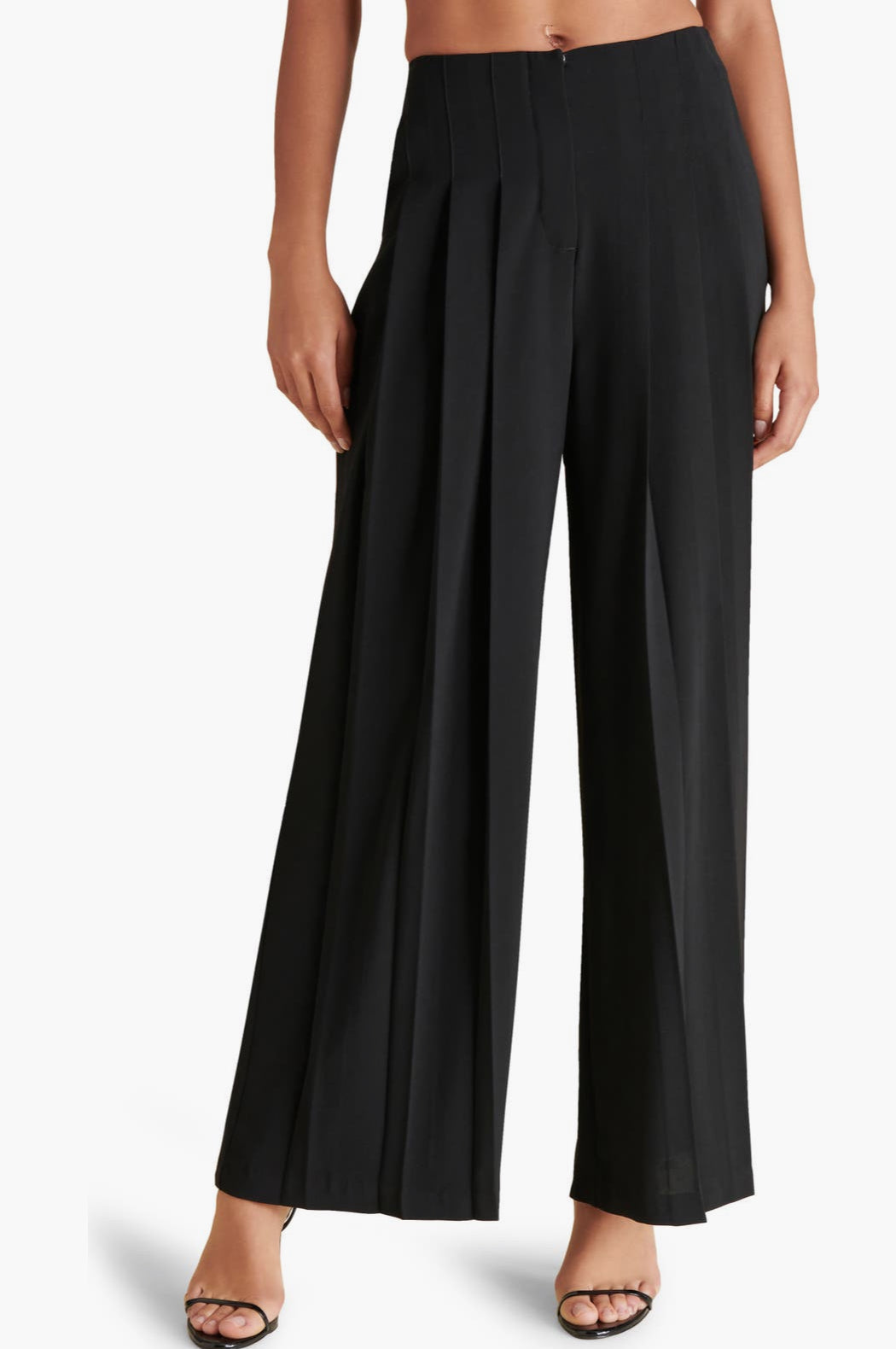 Angelica Pleated High Waist Wide Leg Pants