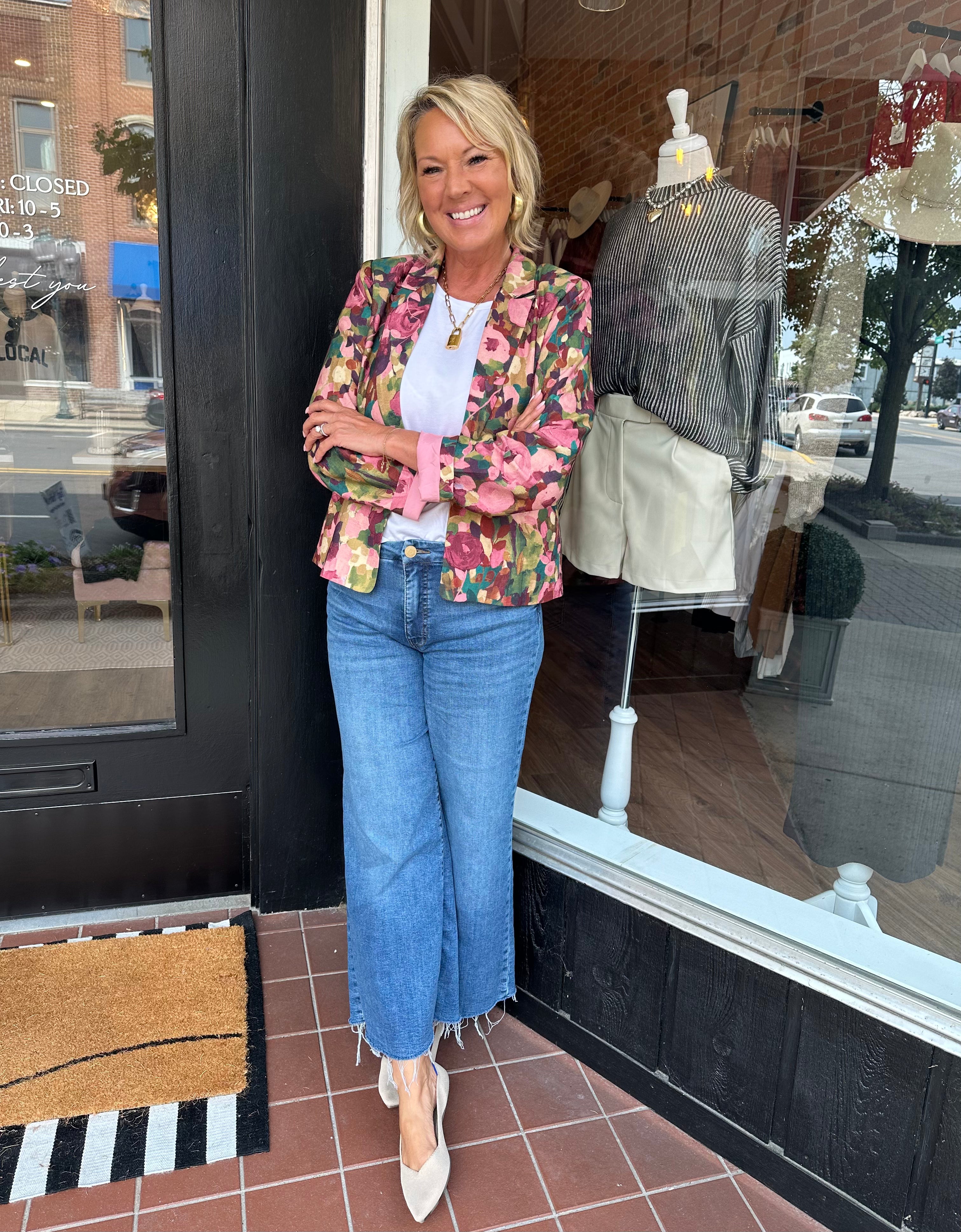 Lallie Floral Blazer