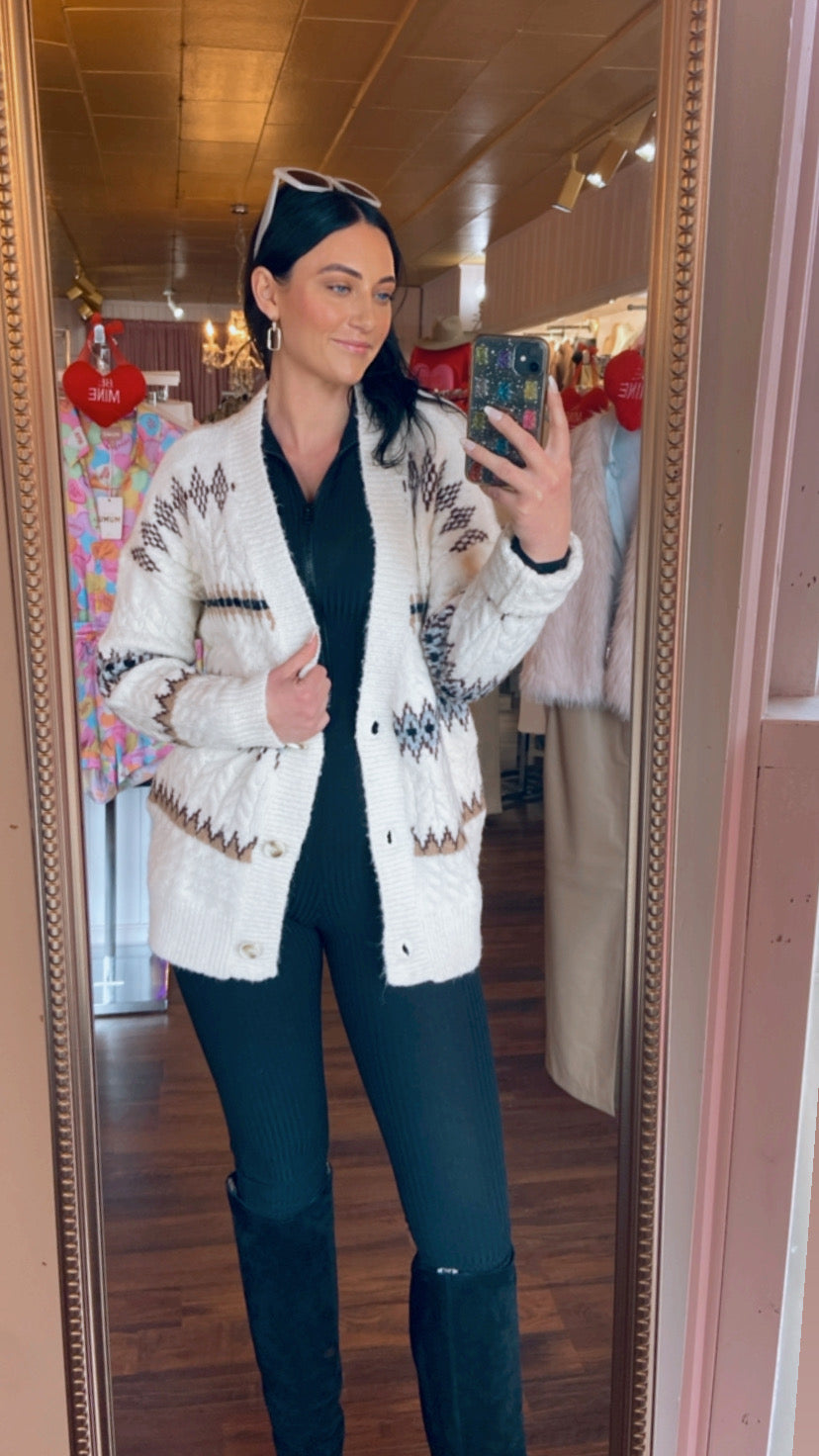 Anne V-Neck Cardigan - Final Sale