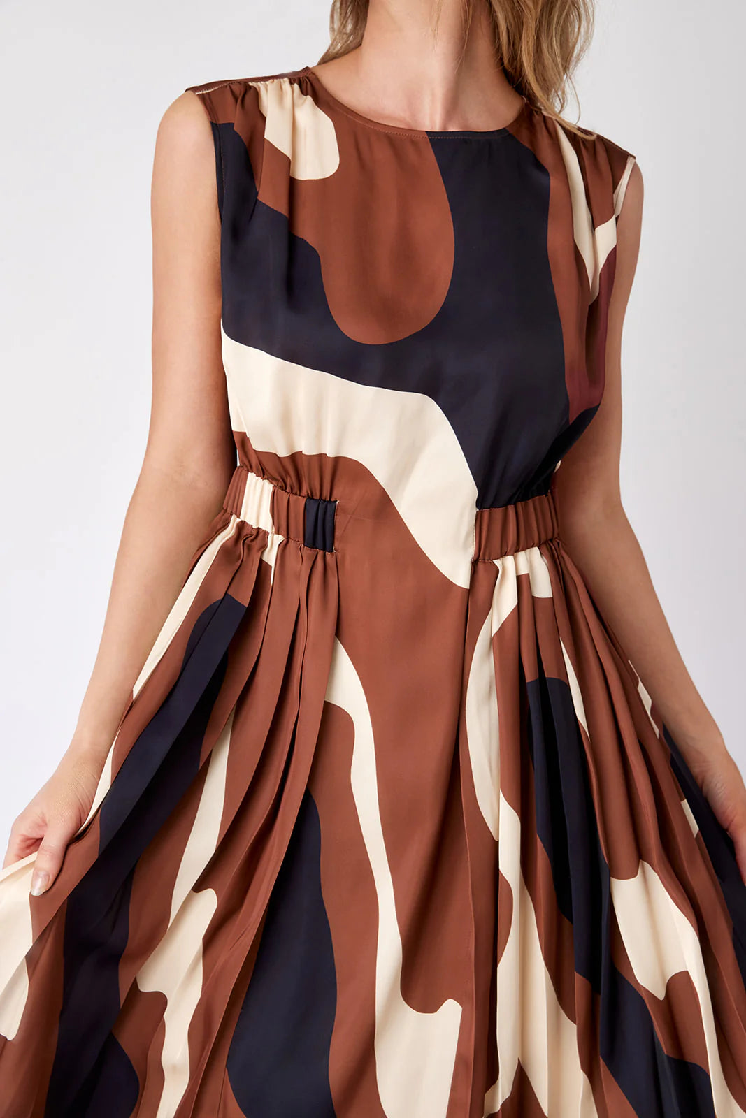 Brantley Dress in Topography