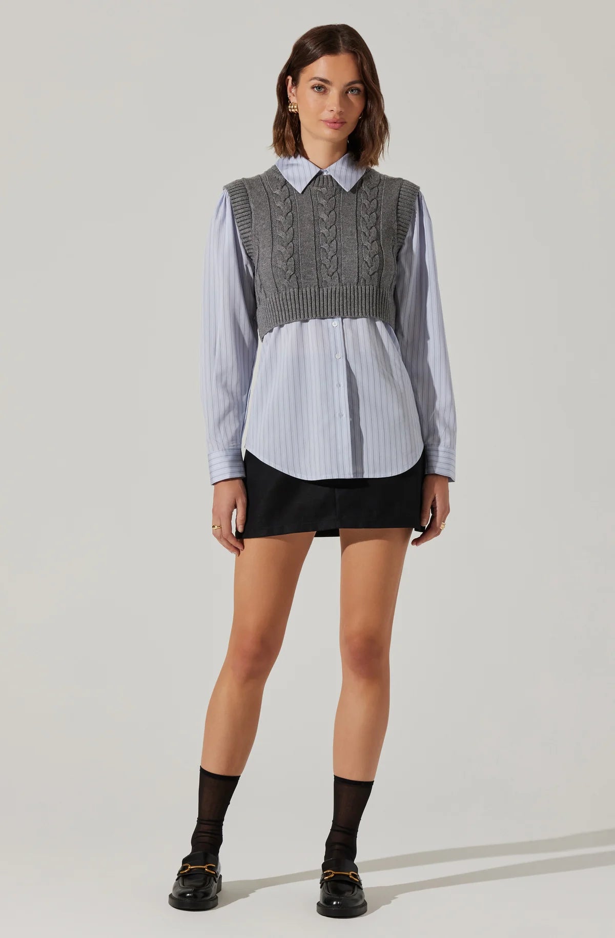 Flannery Layered Sweater