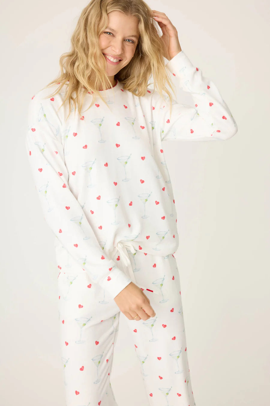 Holiday Happy Hour Pajama Top