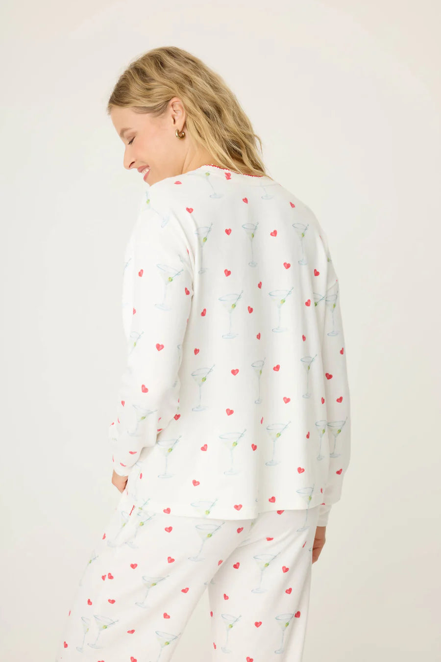 Holiday Happy Hour Pajama Top