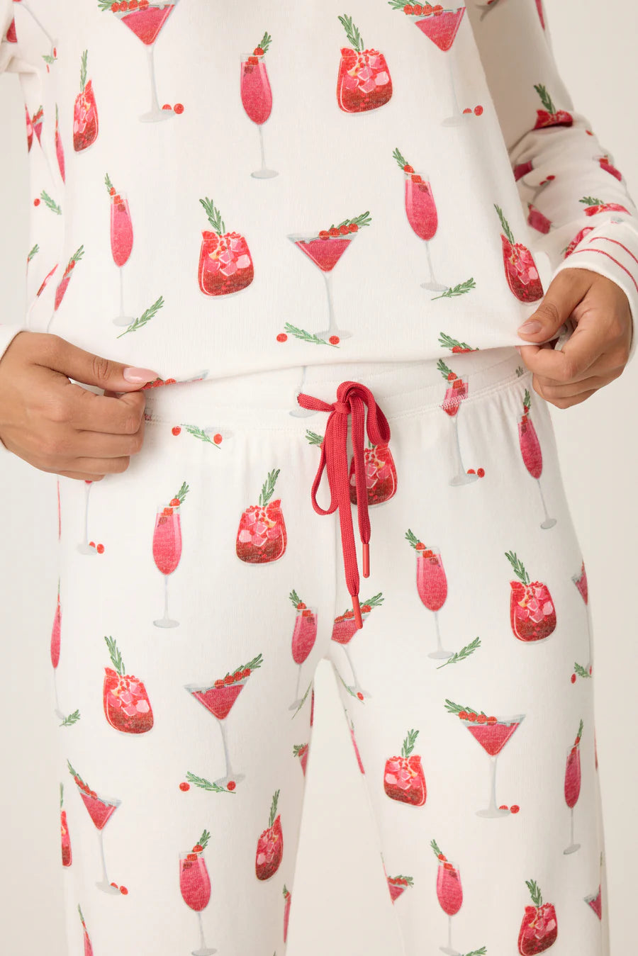 Cranberry Cocktail Pajama Jogger Pant