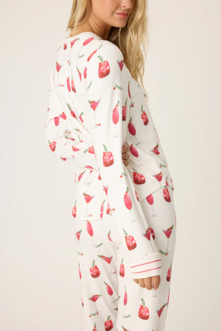 Cranberry Cocktail Pajama Top