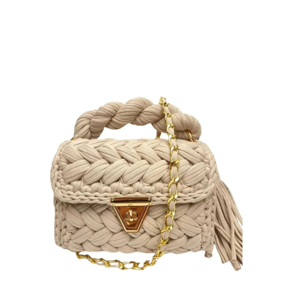 Ivory Montego Woven Bag