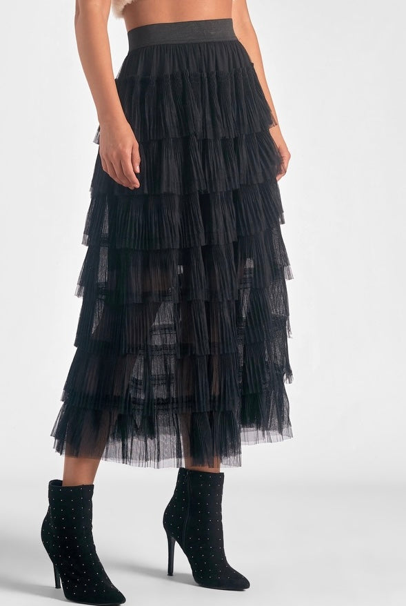 Aria Tulle Layered Skirt