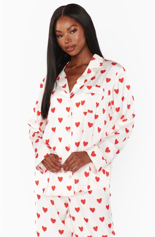 Classic PJ Set Queen of Hearts