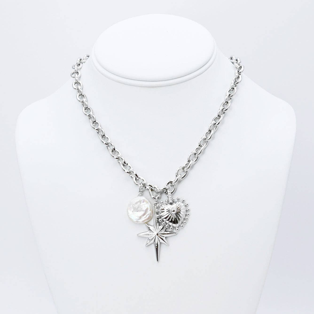 Lovely Link Silver Necklace