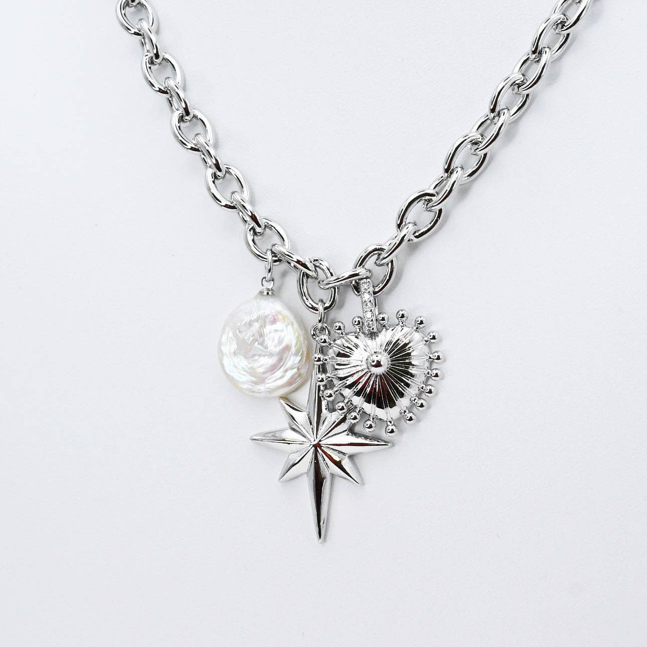 Lovely Link Silver Necklace