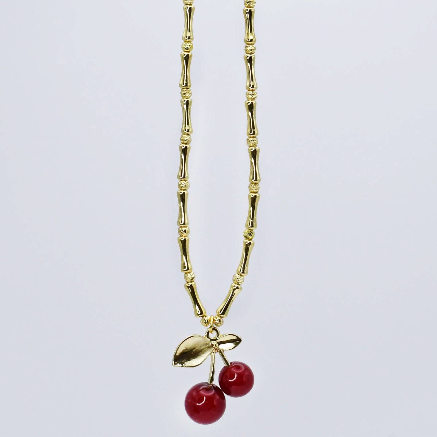 Cherry Pendant Necklace