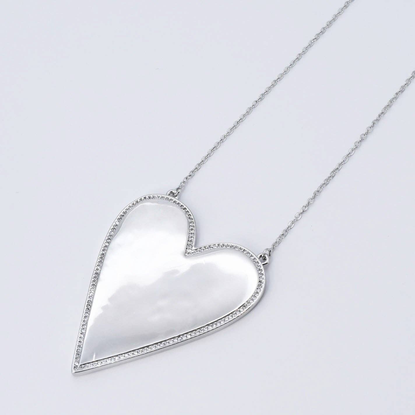 Big Love Silver Necklace